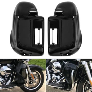 Lower Vented Fairing With 6.5" Speaker Box Pod Fit For Harley Touring 2014-UP - Picture 1 of 11