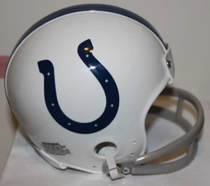 1967 Johnny Unitas Baltimore Colts Custom Throwback Riddell Mini Helmet - Picture 1 of 2
