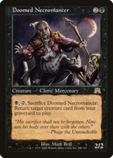 Doomed Necromancer Onslaught NM Black Rare MAGIC THE GATHERING CARD ABUGames