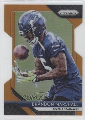 2018 Panini Prizm Orange Prizm /249 Brandon Marshall #23 - Image 1 of 2