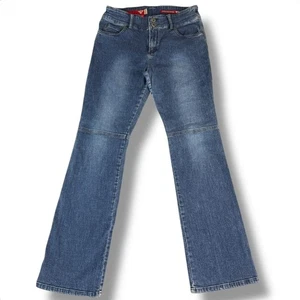 Y2K Vintage Guess Low Rise Flare/Boot Cut Blue Wash Jeans Retro Size 30 Cotton - Picture 1 of 6