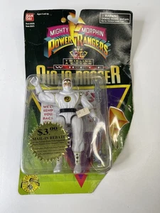 Ninja Ranger White Mighty Morphin Power Ranger Bandai 1995 Saban acción giratoria - Imagen 1 de 7