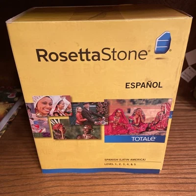 Rosetta Stone Spanish (Latin America) TOTALE Levels 1-5 Complete With Headphones - Image 1 of 4