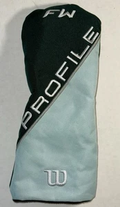 Wilson Profile FW Fairway Legno Mazza da Golf Copricapo Copricapo Verde Argento - Foto 1 di 2