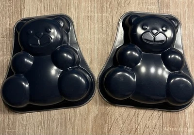 2 Kleine Backförmchen Bär Kuchen Form - Bild 1 von 3