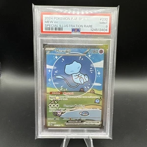 Mew ex 232/091 - SV: Paldean Fates (PAF)  Bubble Mew SIR Pokémon TCG PSA 9 - Picture 1 of 2