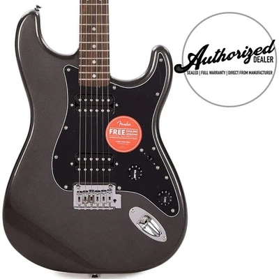 Guitarra eléctrica Fender Squier Affinity Stratocaster HH | Charcoal Frost Metallic Foto 1 de 4