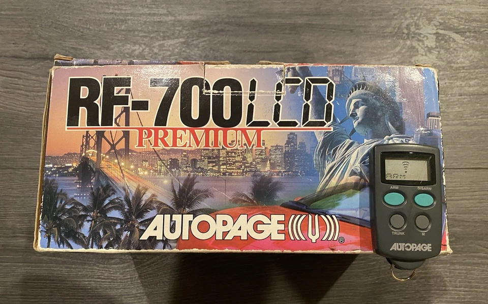 (Rare) Autopage RF-700LCD Car Alarm System,  (Brand New) - (2) XT-64 Remotes - Image 1 of 4