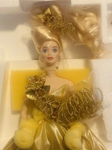 Gold Sensation Barbie Porcelain Barbie Set 1993 Mattel Open Box - Picture 1 of 3