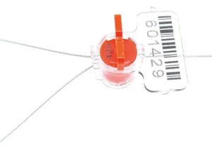 Sello utilitario de trinquete roto sello medidor de giro sello, 200 piezas, ROJO, BFSeals - Imagen 1 de 12