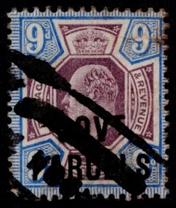 1902 SG O77 GOVT PARCELS OFFICIAL 9d Dull Purple & Ultramarine GU Cat. £175.00 - Picture 1 of 1