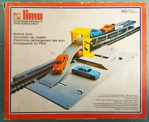 LIMA 940 SET - PIATTAFORMA CARICO E SCARICO AUTO MERCEDES - H0 HO - BOX VINTAGE - Foto 1 di 5