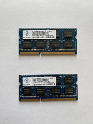 4GB 2x2GB Kit Dell Latitude E4300 E6410 E6420 E6430 E6510 DDR3 Laptop RAM Memory - Image 1 of 2