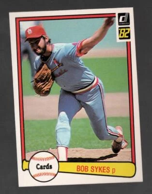 1982 Donruss Bob Sykes St. Louis Cardinals #640 Near Mint or Better - Image 1 of 2