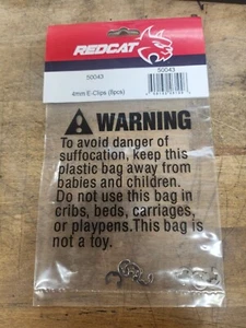 Redcat 4mm E-Clip Set Part # 50043 Rampage FREE US SHIP - Picture 1 of 1