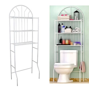 Over The Toilet Storage Rack Cabinet Organizer Shelf Bathroom Space Saver 3 Tier - Picture 1 of 11