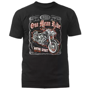 Camiseta gráfica de motociclista One Mean Ride - Imagen 1 de 7