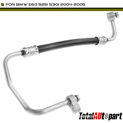 Manguera de línea de descarga de refrigerante de aire acondicionado para BMW 525i 530i E60 2004-2005 L6 2,5 L 3,0 L Foto 1 de 4