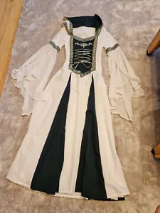 Hochzeit Mittelalter Kostüm Fee Elfenkeid 36/38 Gewand Korsage Barock - Bild 1 von 14