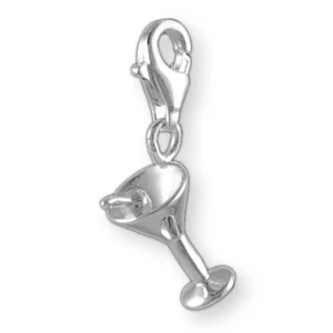 MELINA Charm Anhänger Martiniglas Silber 925 - Picture 1 of 1