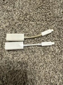 4 Used Apple A1433 Thunderbolt to Gigabit Ethernet Adapters - Picture 1 of 3