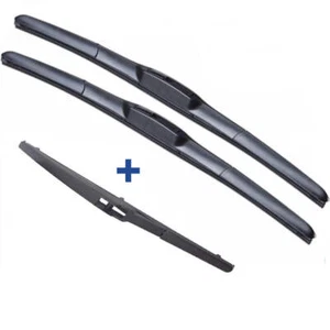Wiper Blades Hybrid Aero For Suzuki Alto Hatch 2009-2016 FRONT PAIR & REAR 3xBL - Picture 1 of 10