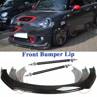 For MINI COOPER R56 R56 Front Bumper Lip Part Accessories Splitter Spoiler Body — 第 1/4 张图片