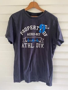 Aeropostale Property Aero-NY 09 Mens Short Sleeves Round Neck T-Shirt Black L - Picture 1 of 5