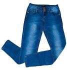 2 Blu Womens Size 9 Medium Rise Skinny Comfort Stretch Pocketed Jegging Jeans 