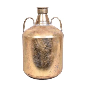 Krug Antikgold 34cm Dhaka Amphore mit Henkel HTI-Living - Bild 1 von 1