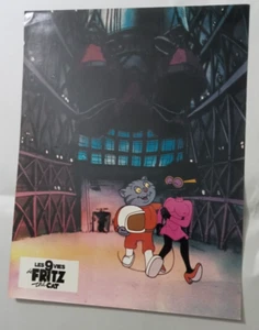12 Original French Lobby Cards of " Nine Lifes of Fritz the Cat" R Rated 1974. - Picture 1 of 12