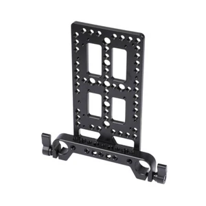 CAMVATE Battery Plate w/19mm Railblock& 1/4" 3/8" Thread fr V Lock Power Splitte - Picture 1 of 8