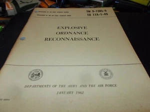 Abteilung der Armee und Luftwaffe Technical Jan 1962 Sprengstoffsprengstoff Reco - Bild 1 von 1