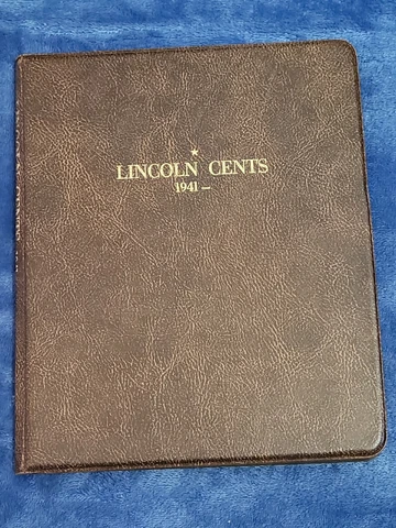 1941 - 1980 Lincoln Cent Set Collection Coins Cover