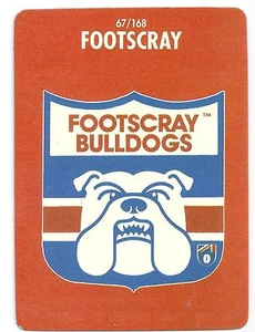 1991 Stimorol (67) FOOTSCRAY Logo "" - Picture 1 of 1