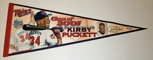 2001 TWINS Kirby Puckett pennant Hall of Fame Class 2001 Minnesota rare - Picture 1 of 1