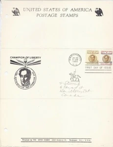 1110/1111 4c & 8c SIMON BOLIVAR - CONTATORE DIGEST P/A - Foto 1 di 1