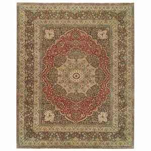 12'x15'2" Red Antiqued Haji Jalili Design Hand Knotted Wool Oversized Rug R65753 - Picture 1 of 12