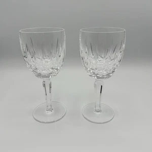 "Juego de 2 copas de vino Waterford Crystal Kildare Claret 6-1/2"" descontinuadas ¡GUAU! - Imagen 1 de 9