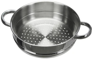 662524 Steam Basket Oslo 24 cm of Stainless Steel, Silver, 24 x 24 x 7 cm - Bild 1 von 3