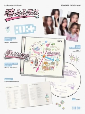 CD New ILLIT Japan 1st Single Toki Yo Tomare CD Regular edition UPCH-6044 PSL - Imagem 1 de 3