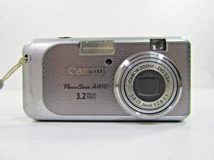 Canon PowerShot A410 3.2MP Digital Camera Silver - Picture 1 of 11