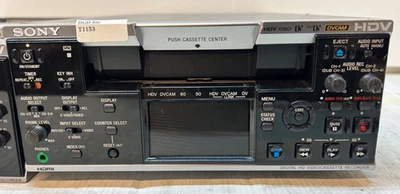 SONY HVR-M25A HDV DVCAM MINIDV VCR FUNCIONA IDEAL PARA TRANSFERIR VIDEO A DVD COMPRAR AHORA Foto 1 de 2