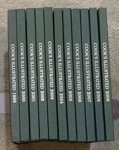 Konvolut 11 Cook's Illustrated Annual Cookbooks 1999-2009, HC - Bild 1 von 7