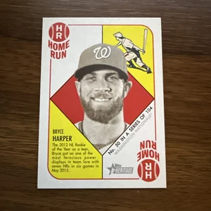 Bryce Harper 2015 Topps Heritage '51 #50 Washington Nationals - Imagen 1 de 6