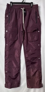 NWT Boohoo Man Mens Elastic Waist Slim Flare Stacked Cargo Pants Size XL - Picture 1 of 11