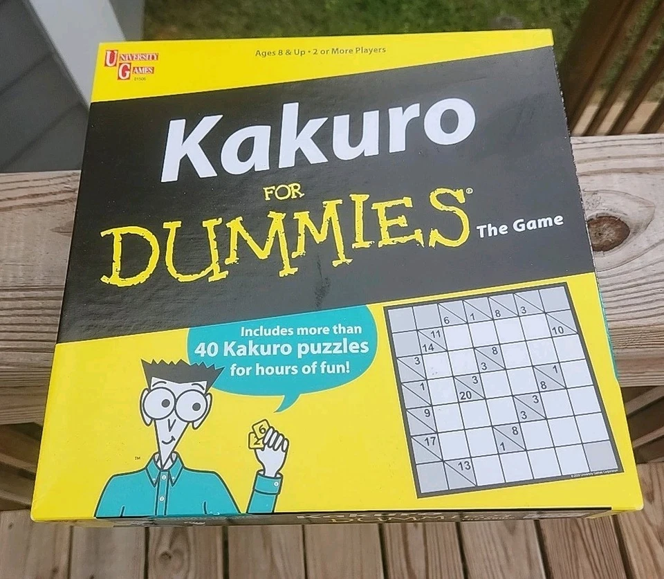 University Games Boardgame Kakuro for Dummies  - Image 1 of 3