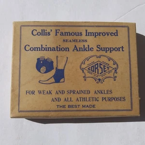Vintage Collis Seamless Combination Ankle Support Box Medical Corset Sports - Picture 1 of 4