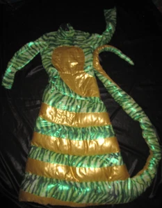 Chasing Fireflies Wishcraft Coiled SNAKE Costume Halloween Kids Size 10 Padded - Picture 1 of 9