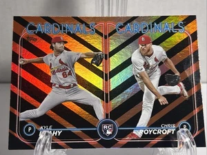2024 Topps Update Rookie Combos Holiday Foil #US189 Cardinals Leahy/Roycroft RC - Picture 1 of 7